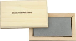 Hard Black Arkansas Knife Sharpening Whetstone In Wooden Storage Box No15 - 4"x 2"x 0.5