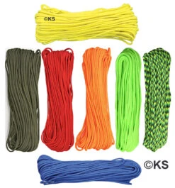 Atwood Rope MFG Paracord (550lb/249kg) 30m Made In USA, Various Colours