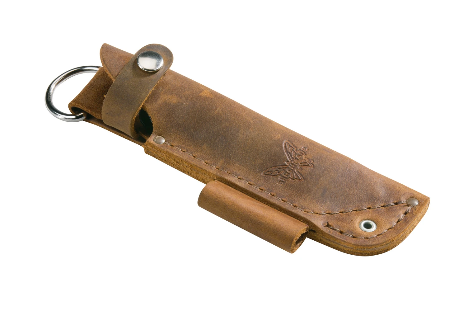 Benchmade Sibert Bushcraft CPMS30V Steel Fixed Blade Knife, Leather Sheath - 162 - Image 3