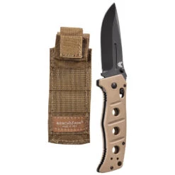 Benchmade ADAMAS D2 Steel Desert Tan Folder Knife - 275BKSN