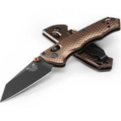 Benchmade Full Immunity Black CPM-M4 Steel Flat Dark Earth Aluminium Handle Folder Knife - 290BK-1