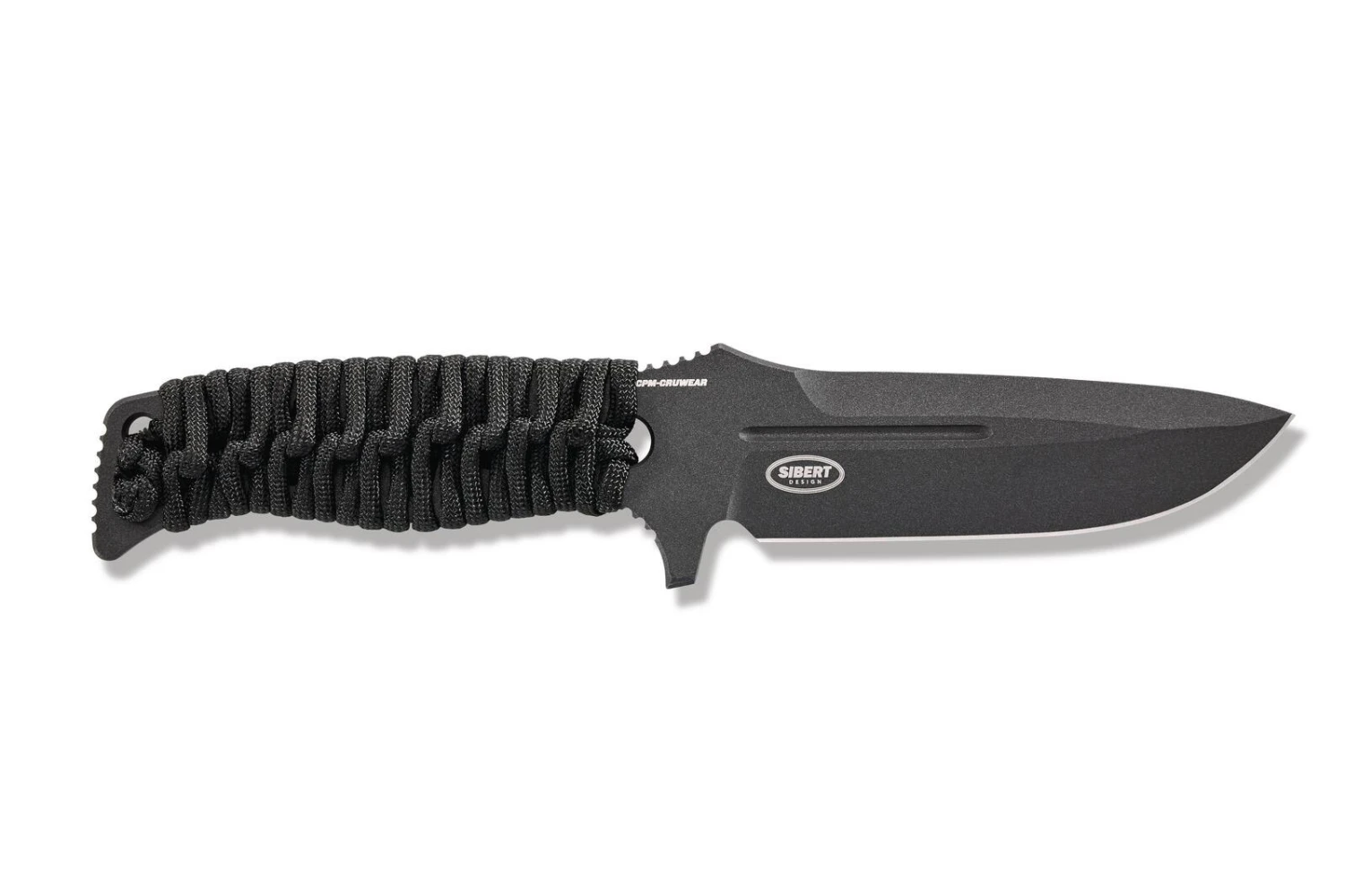 Benchmade ADAMAS CPM-CruWear® Steel Black Fixed Blade Knife, PIM Sheath - 375BK-1 - Image 4