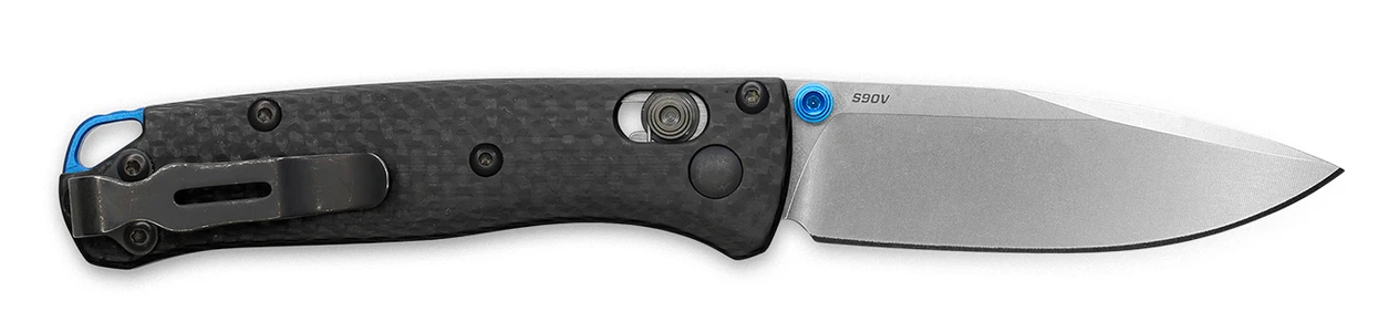 Benchmade Mini Bugout CPMS90V Steel Carbon Fibre Handle Folder Knife - 533-3 - Image 8