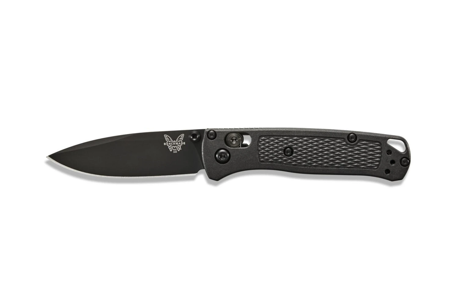Benchmade Mini Bugout Black CPM30V Steel Black Handle Folder Knife - 533BK-2 - Image 3