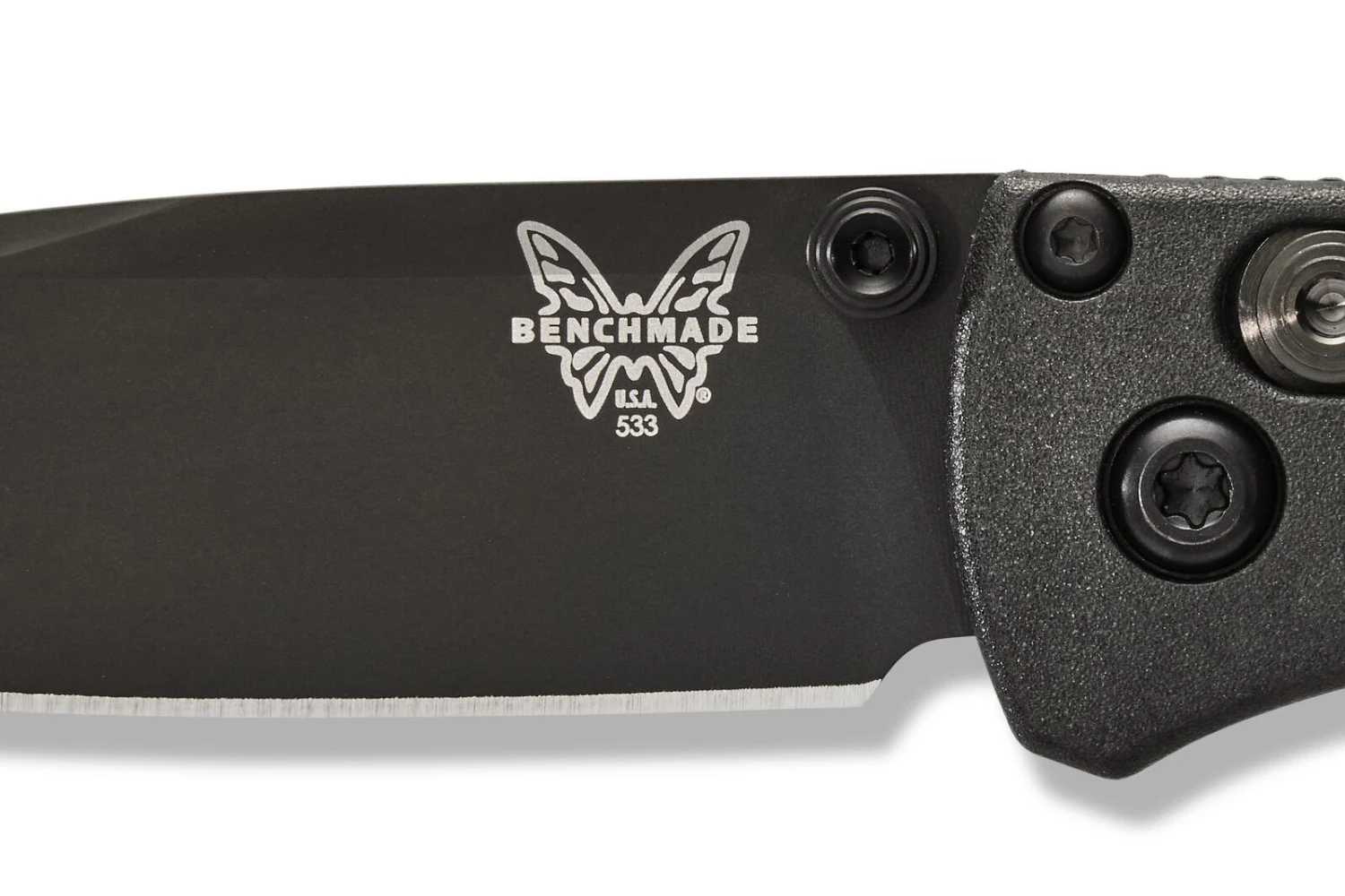 Benchmade Mini Bugout Black CPM30V Steel Black Handle Folder Knife - 533BK-2 - Image 5