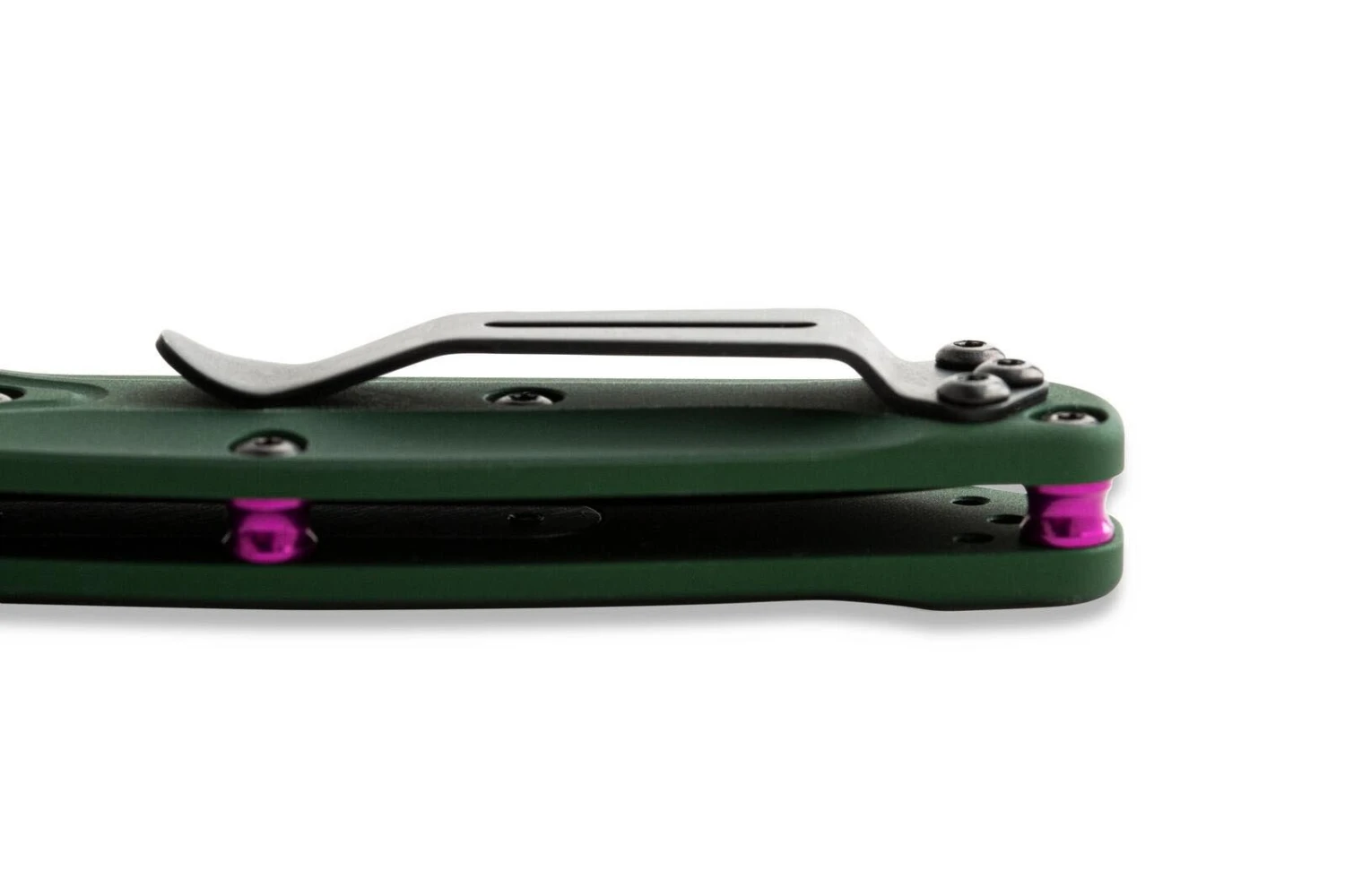 Benchmade Mini Osborne CPMS30V Steel Reverse Tanto Green Folder Knife - 945 - Image 4