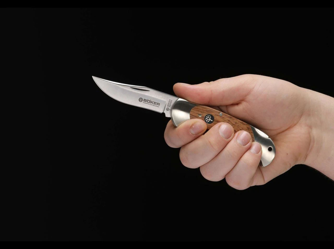 Boker Scout Rosewood Lockback Folder Knife 112002 - Image 2