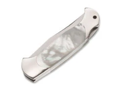 Boker Scout Mother Of Pearl, Bohler N690 Steel, Lockback Folder Knife 112005
