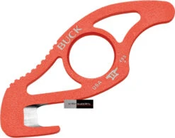Buck PakLite Orange Guthook Ring Knife 499ORG