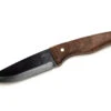 BeaverCraft BSH3 – Traditional Bushcraft Knife (Walnut Handle + Leather Sheath) W/ Blued Steel