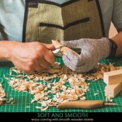 BeaverCraft BW1 – Wood Carving Basswood Block 5pc Set