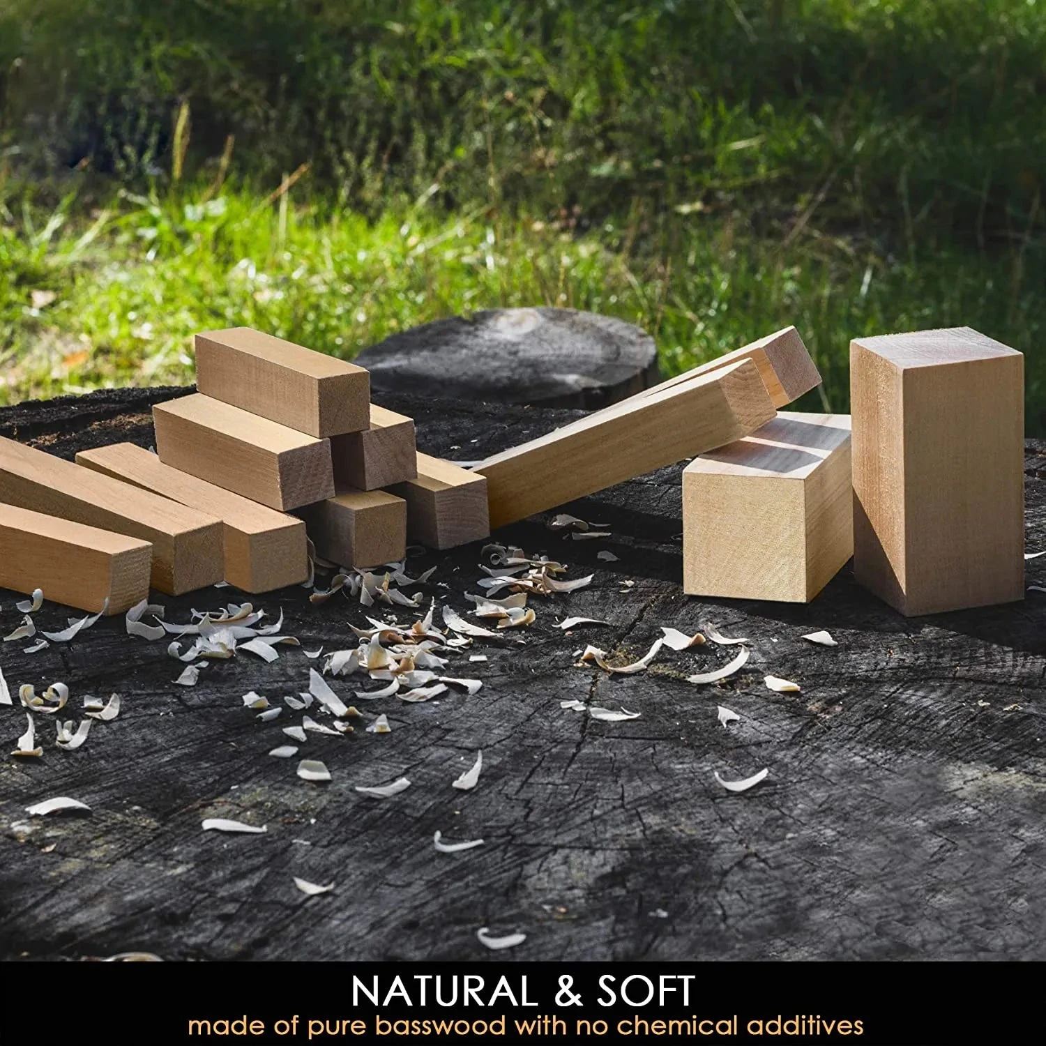 BeaverCraft BW12 – Wood Carving Basswood Block 12pcs Set - Image 4