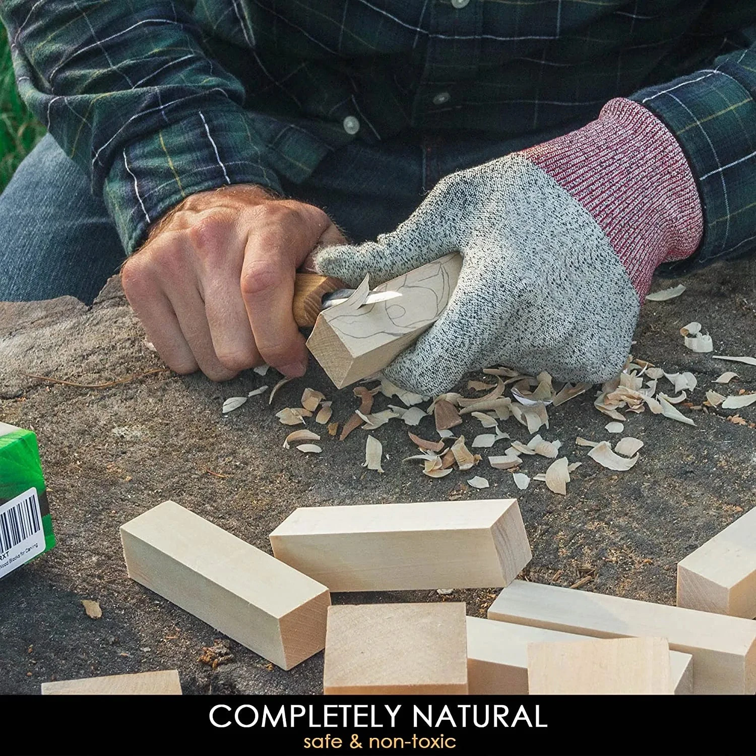 BeaverCraft BW18 β Wood Carving Basswood Block 18pcs Set - Image 5