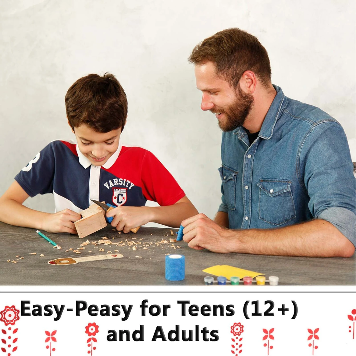 BeaverCraft DIY02 - Dala Horse Carving Hobby Kit - Image 3