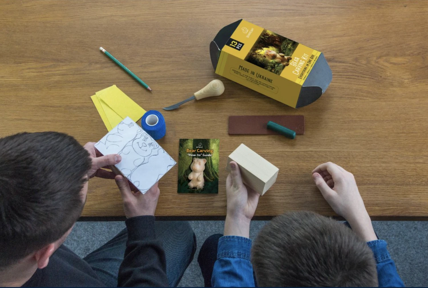 BeaverCraft DIY05 - Bear Carving Hobby Kit