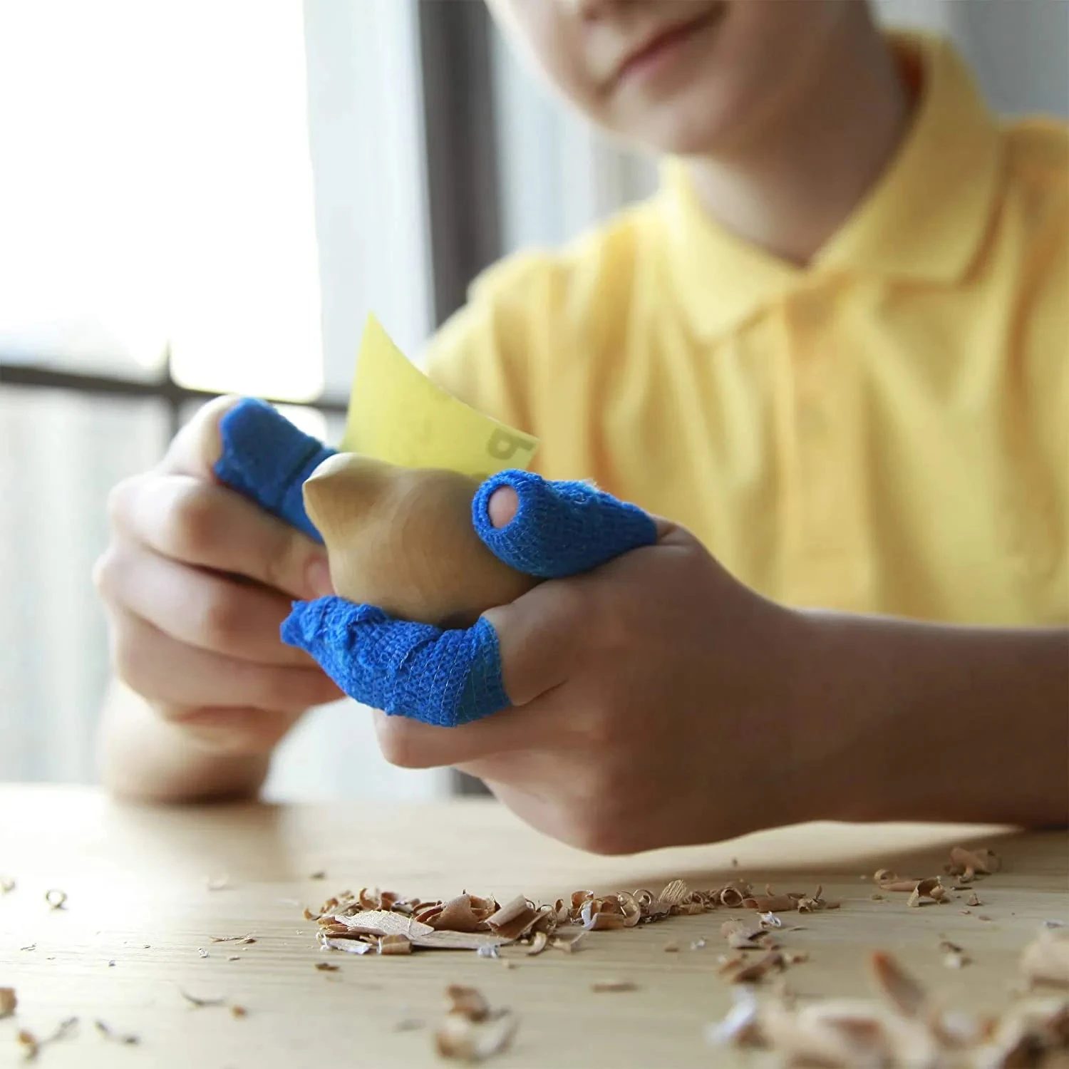 BeaverCraft NCT - 6x Cut Resistant Adherent Wrap Tape For Wood Carving And Whittling - Image 3