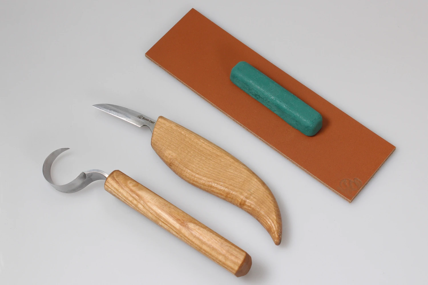 BeaverCraft S02 – Spoon Carving Tool Set (2 Knives + Accessories)