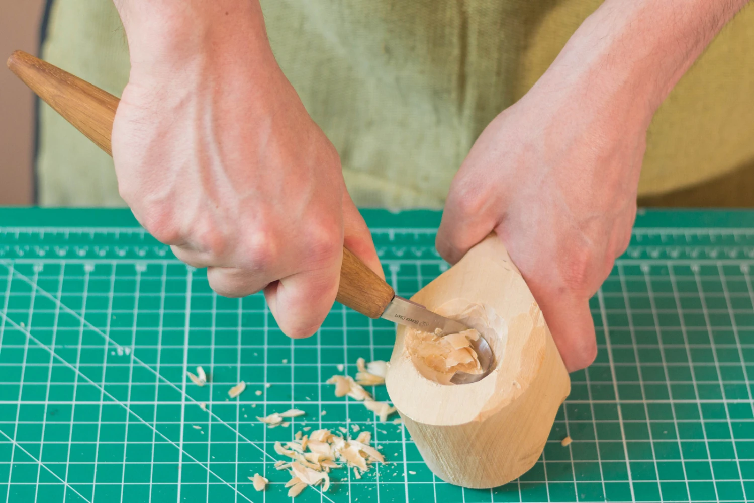 BeaverCraft SK5S - Deep Cut Bevels Spoon Carving Knife With Sheath - Image 5