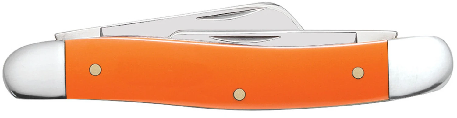 Case Orange Synthetic (SS) Medium Stockman Folder Knife #80509 - Image 2