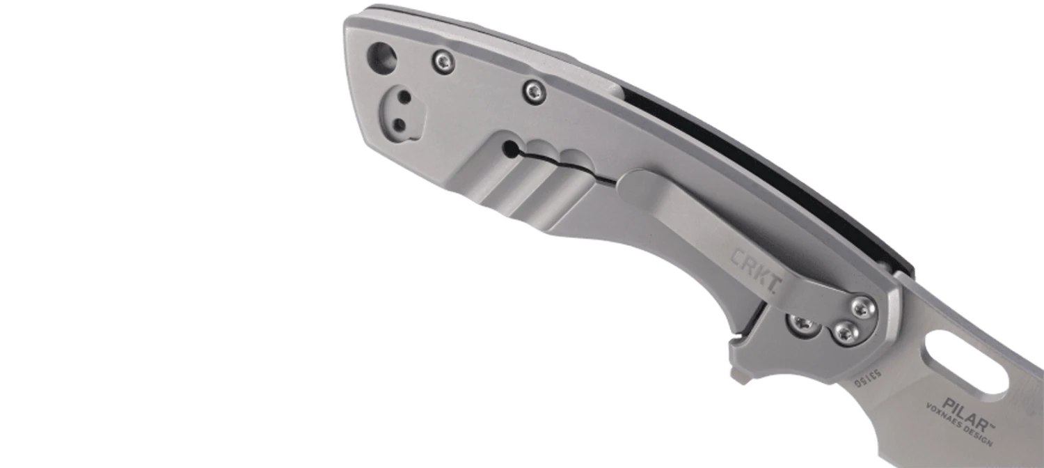 Columbia River (CRKT) Pilar Large Frame Lock Satin Folder Knife 5315G - Image 4