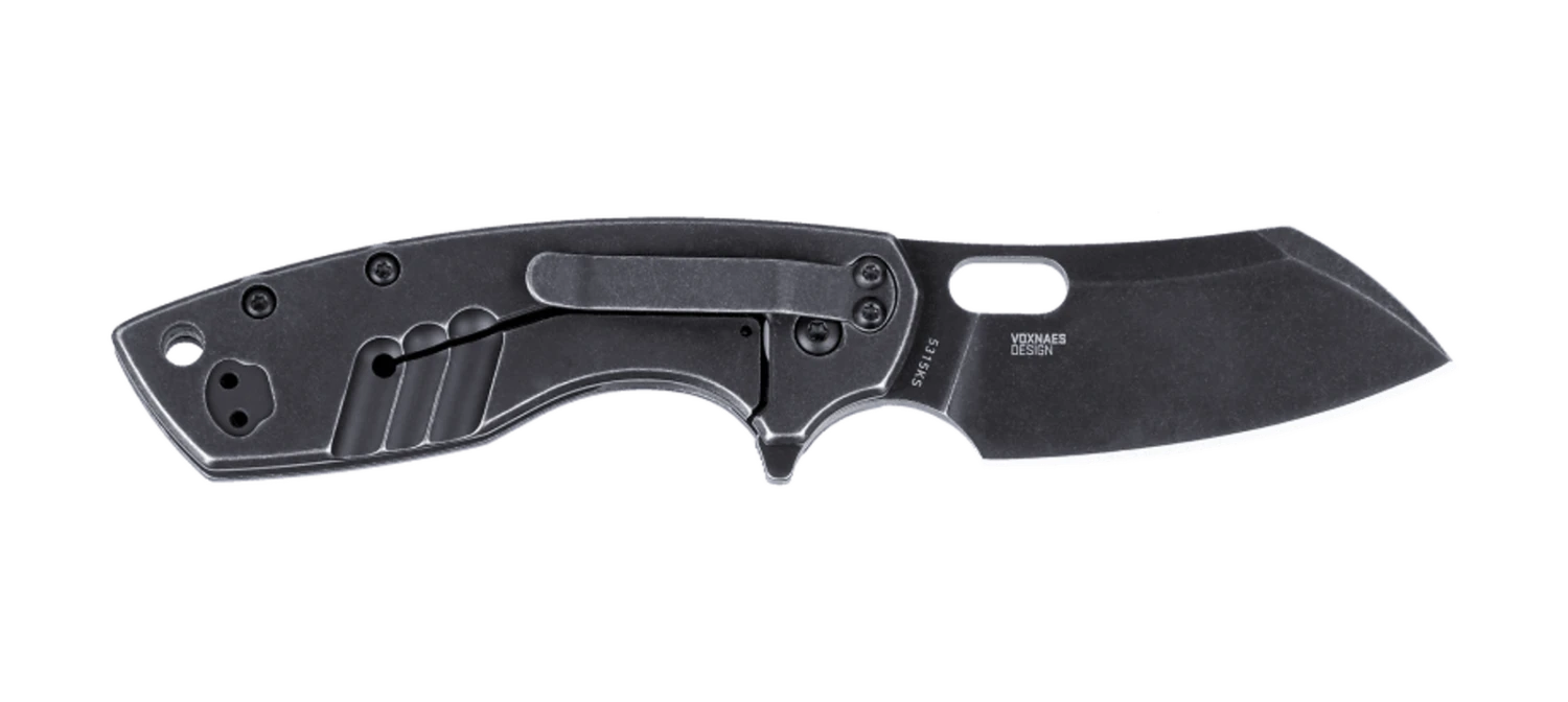 Columbia River (CRKT) Pilar Large Frame Lock Black Folder Knife 5315KS
