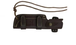 Cudeman MT-5 Walnut Bohler N-695 Steel Survival Fixed Blade Knife, Leather Sheath - 120-G