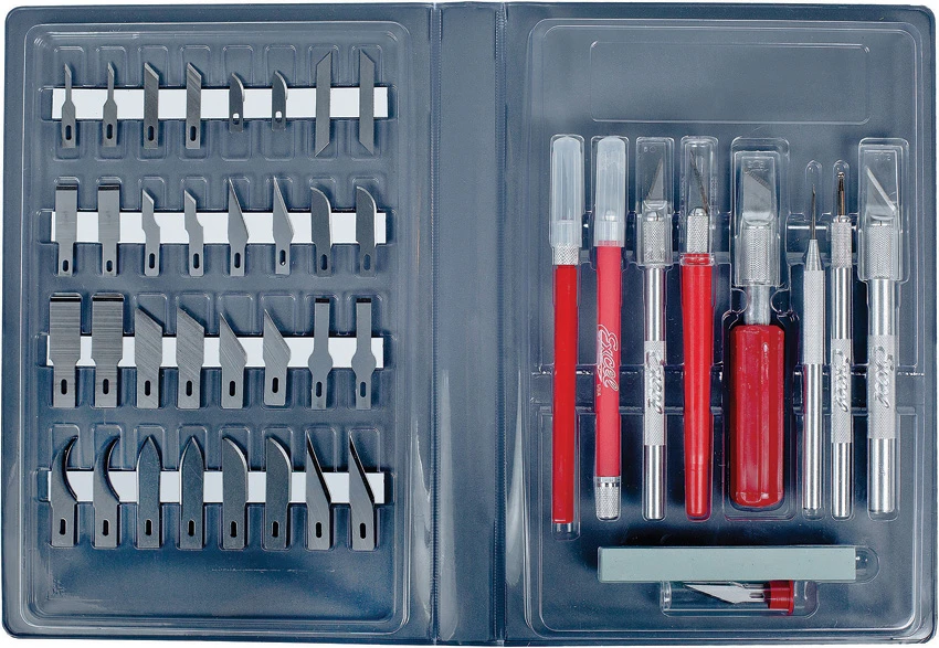 Excel Blades Super Deluxe Hobby Knife Set (46 Blades & Knives) - 44200