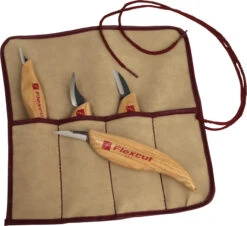 Flexcut 4-Piece Wood Carving Knife Set - KN100