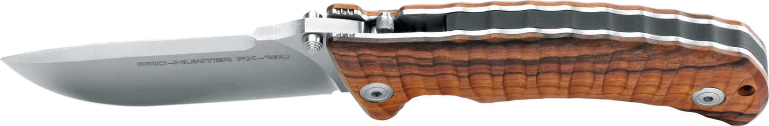 FOX PRO-HUNTER, Bohler N690Co Steel, Santos Wood Hunting Folder Knife - Model FX-130 DW - Image 2