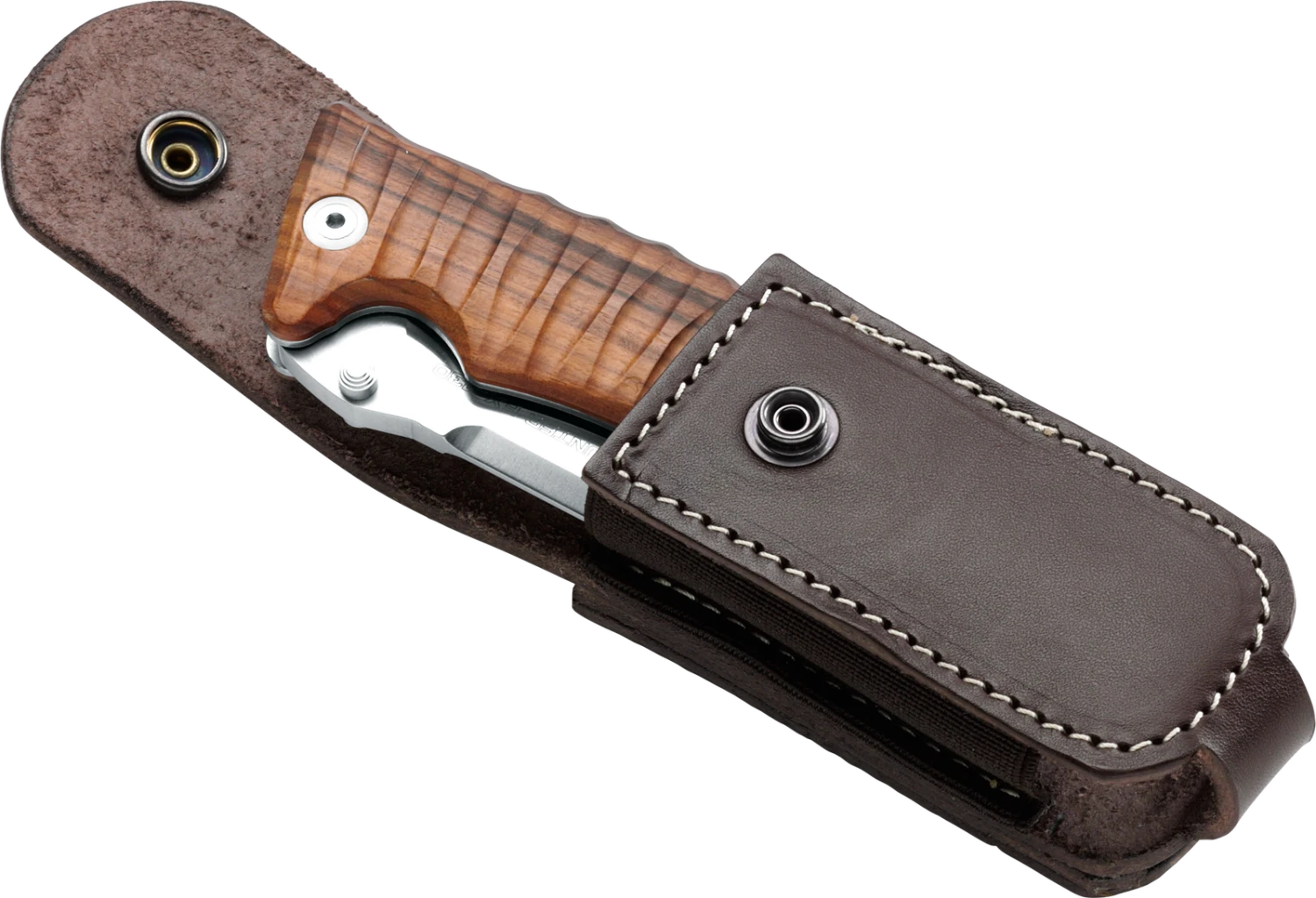 FOX PRO-HUNTER, Bohler N690Co Steel, Santos Wood Hunting Folder Knife - Model FX-130 DW - Image 3