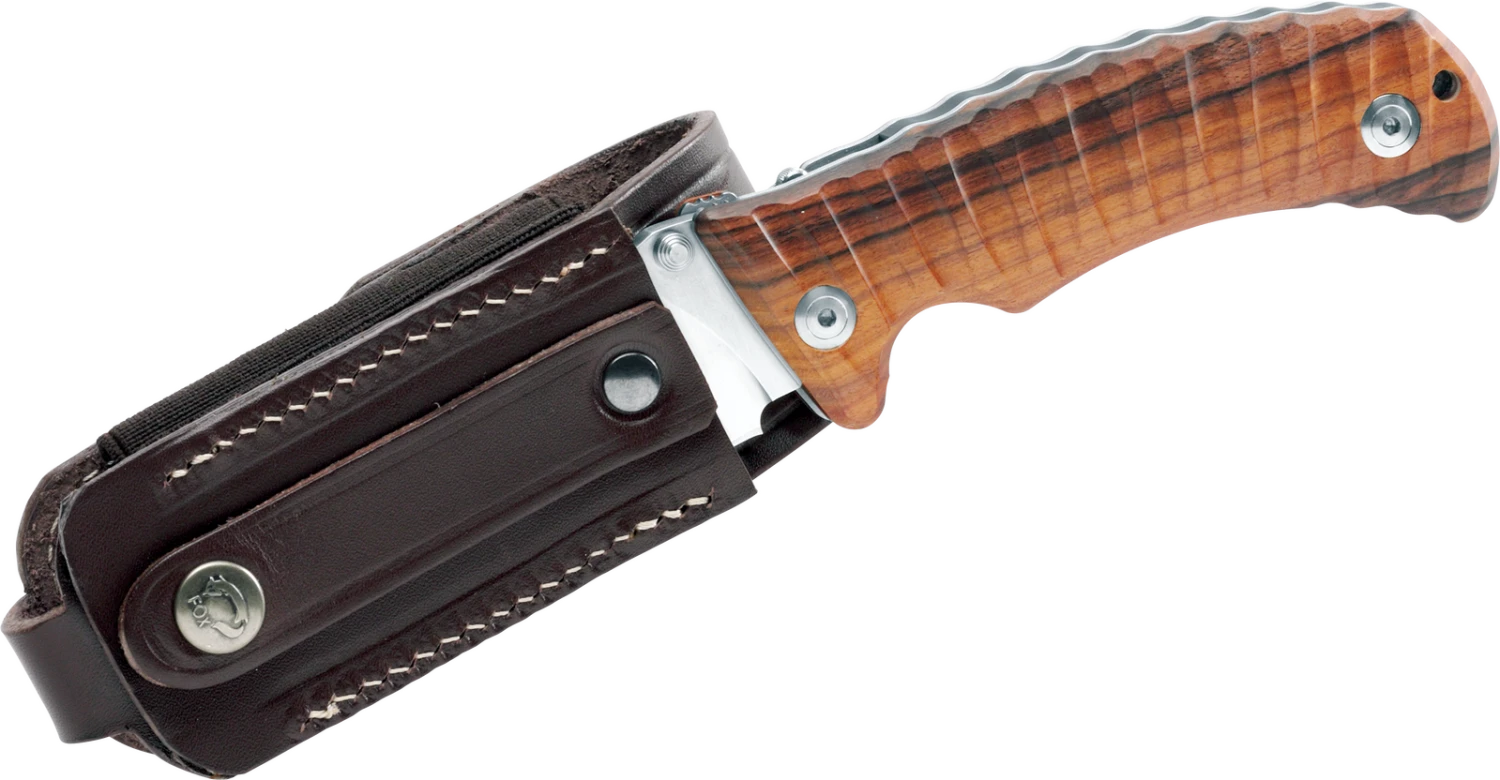 FOX PRO-HUNTER, Bohler N690Co Steel, Santos Wood Hunting Folder Knife - Model FX-130 DW - Image 4