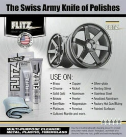 Flitz Paste Polish For Metals, Fiberglass, Plastic & Paint - 3.624kg