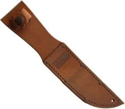 Kabar Short Brown Leather Knife Sheath 1251S