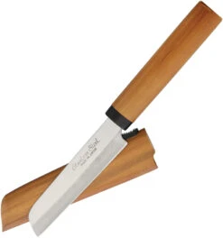 Kanetsune Wild Cherry Wood Fruit Knife - KC076