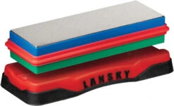Lansky 6x2" Double Sided (Medium/Fine) Diamond Benchstone Knife Sharpener