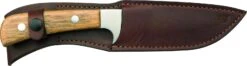 Mikov Les Forest Wood Hunting Wide Fixed Blade Knife, Leather Sheath - 398-ND-13/B