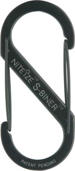Nite Ize S-Biner #2,#3,#4 Black Stainless Steel Carabiner (3 Pack)