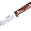 Nieto Toro Stag Horn Hunting Fixed Blade Knife, Leather Sheath - 1063