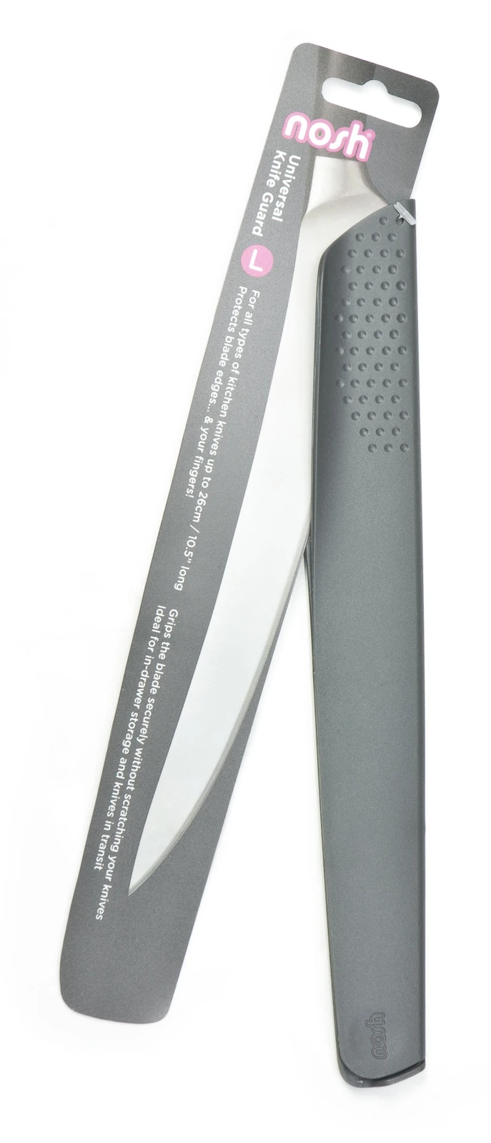 Nosh Universal Knife Storage Guard - Large, Grey - 4 Pack