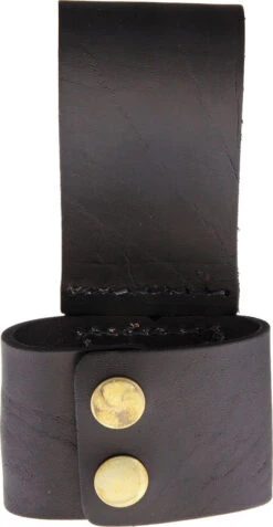 Black Leather Axe Belt Holder