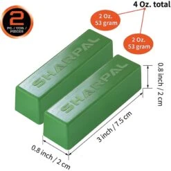 Sharpal Green Buffing And Polishing Compound Twin Pack 114g / 4oz. - 208H