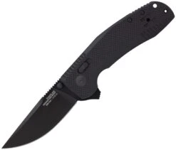 SOG SOG-TAC XR Blackout G10 Folder Knife 12-38-01-57