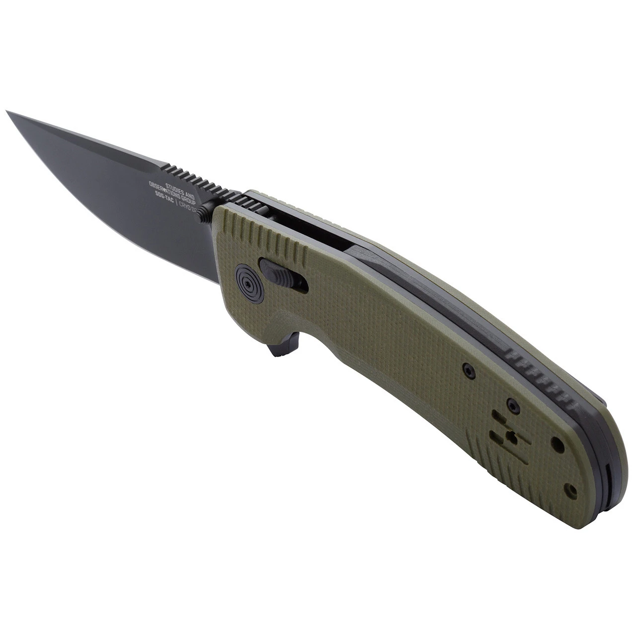 SOG SOG-TAC XR Olive Drab G10 Folder Knife 12-38-02-41 - Image 2