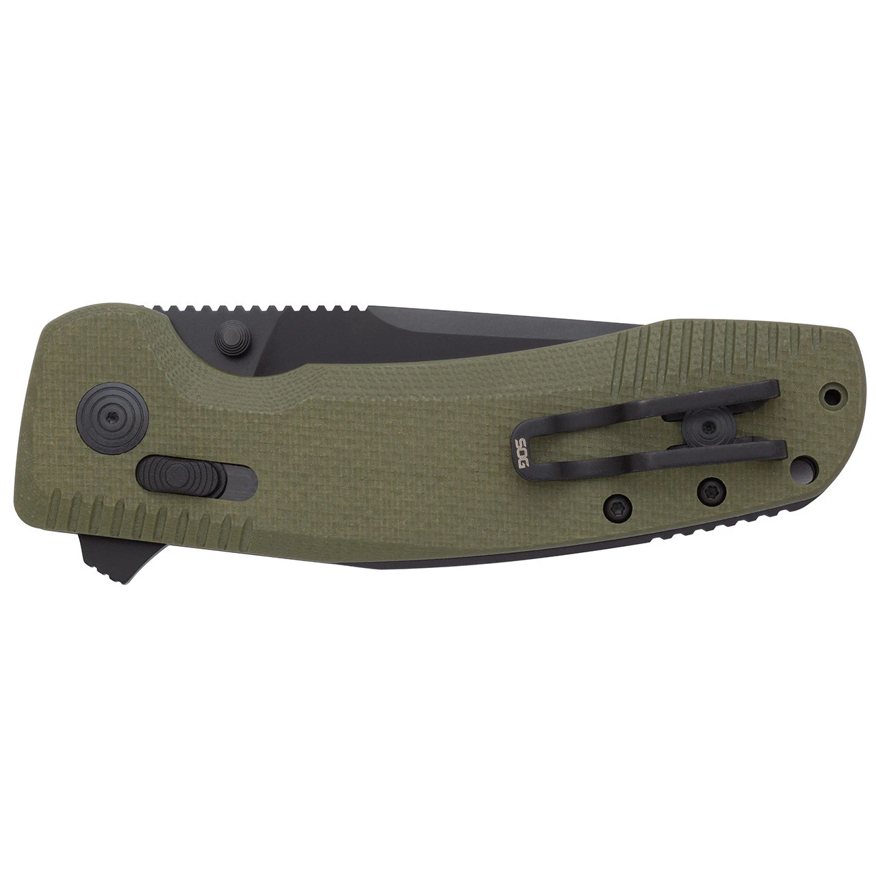 SOG SOG-TAC XR Olive Drab G10 Folder Knife 12-38-02-41 - Image 5