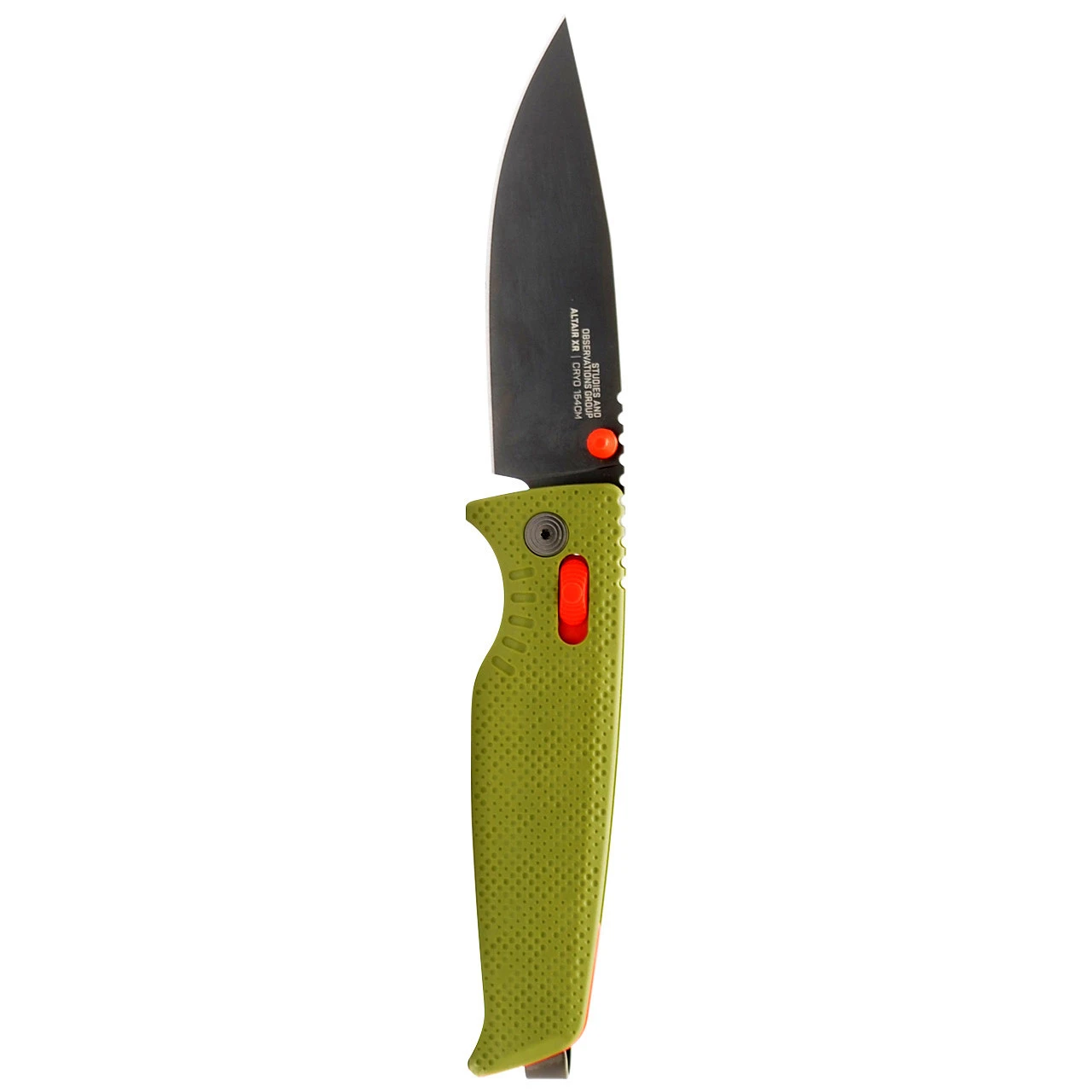 SOG Altair XR Field Green CRYO 154CM Steel Folder Knife 12-79-03-57 - Image 4