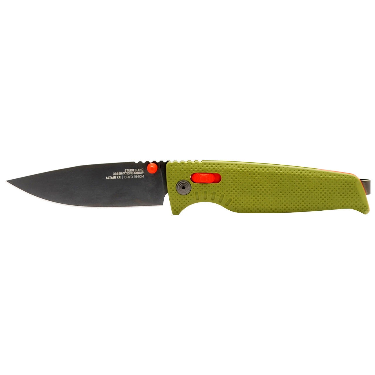 SOG Altair XR Field Green CRYO 154CM Steel Folder Knife 12-79-03-57 - Image 6
