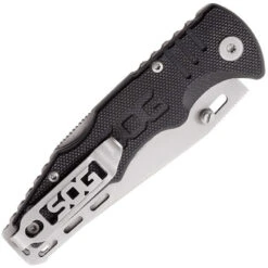 SOG Mini Salute Bead Blasted Clip Point Blade G10 Folder Knife FF1001