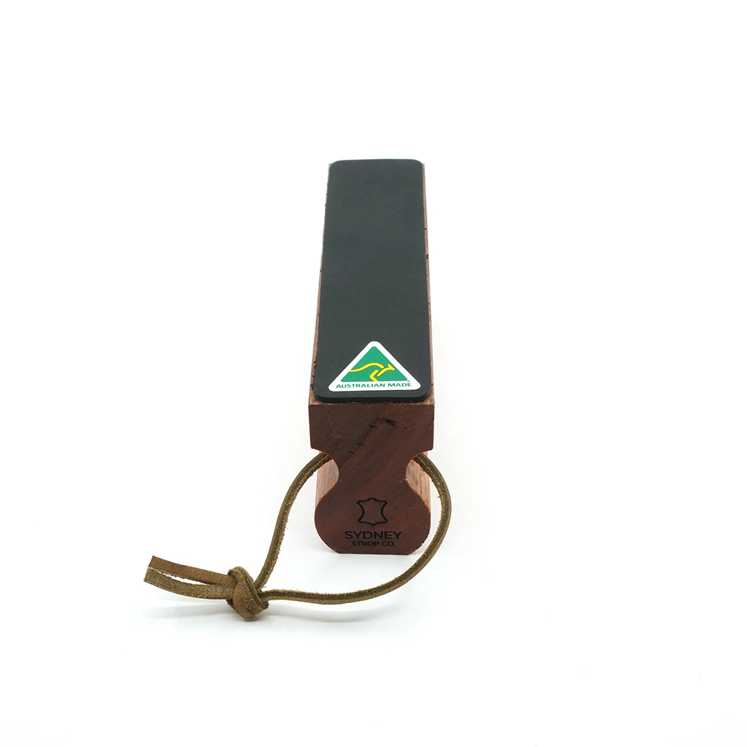 Sydney Strop Co. EDC (Every Day Carry) Strop - Black Cow Leather - Made In Australia - Image 3