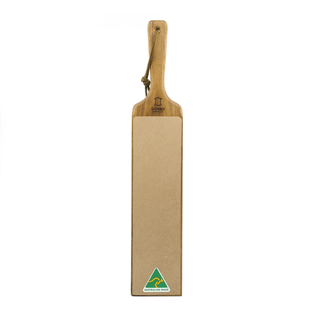 Sydney Strop Co. Double-Sided Paddle Strop - Kangaroo Leather - Made In Australia - Image 2