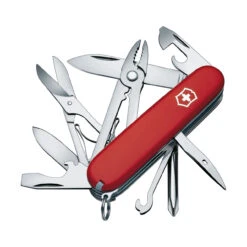 Victorinox Swiss Deluxe Tinker Red 17 Function Medium Folder Pocket Knife - 35697